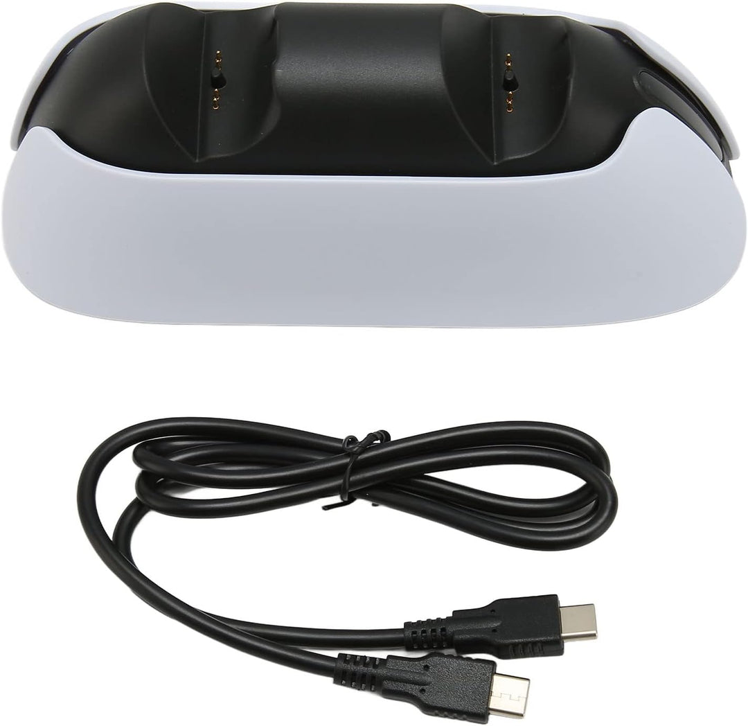 Controller-Ladestation, Dual-Controller-Ladestation für PS5, für PS5-Dockingstation mit LED-Anzeige,