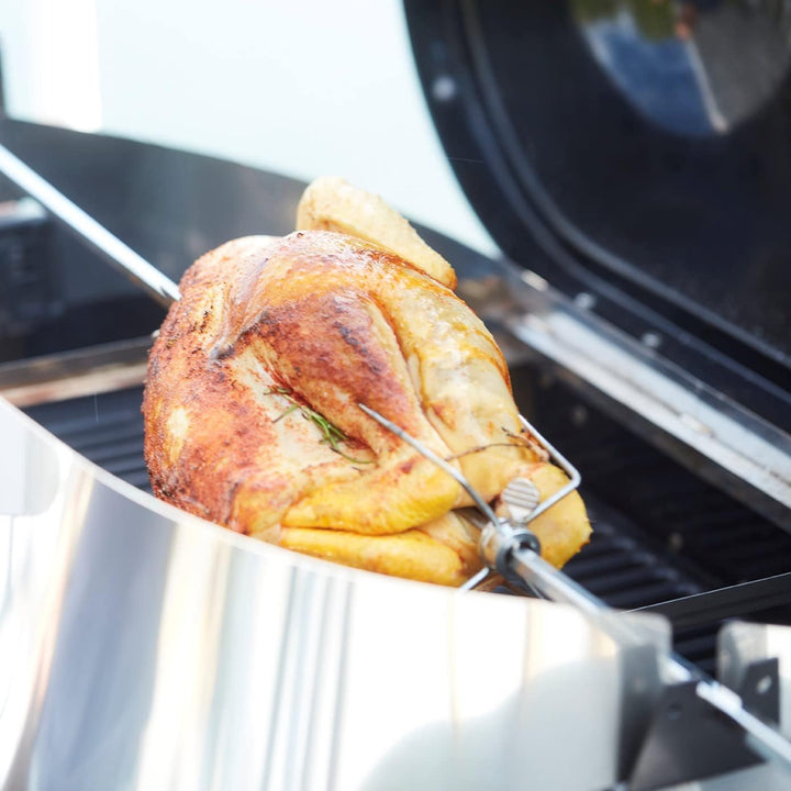 Barbecook Grilldrehspiess mit Motor für Holzkohlegrill 60cm geeignet für den Barbecook Loewy