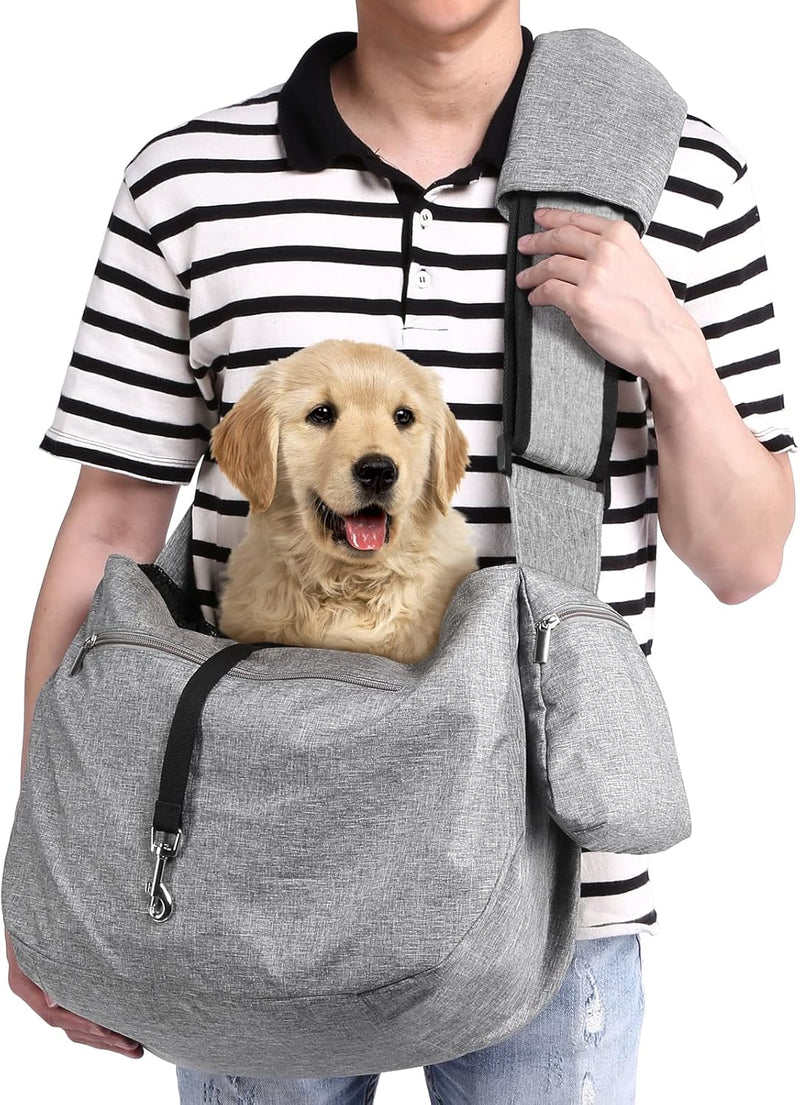 Ownpets Hundetragetasche, Hundetasche bis 11kg, Tragetuch Hund, Hundetasche mit verstellbarem Schult