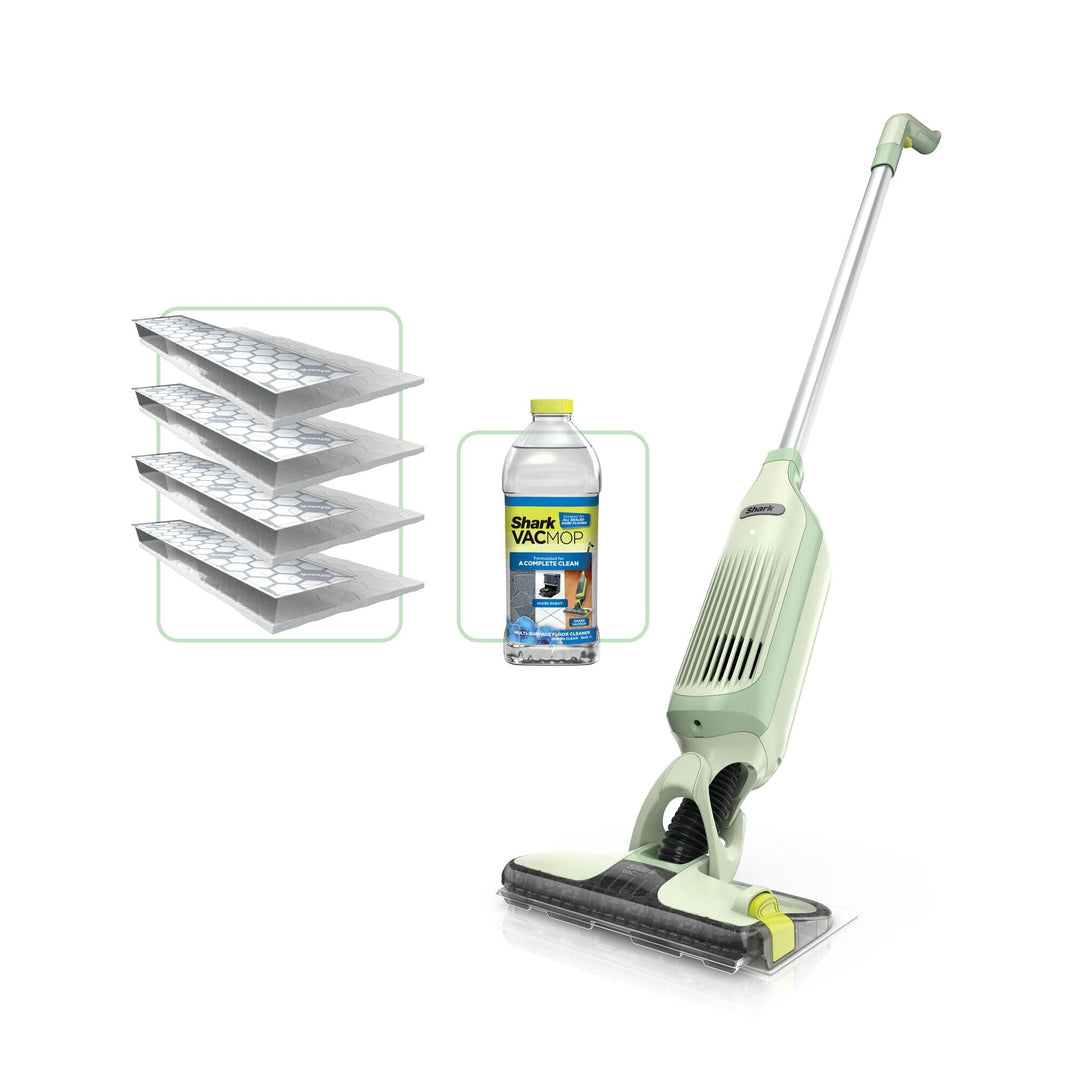 Shark VacMop 2-in-1 kabelloser Staubsauger und Sprühmopp für Hartböden, 4 Einwegpads, 355 ml Bodenre