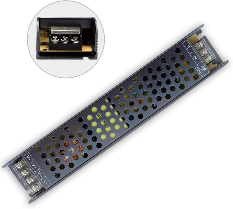 24V LED Trafo dimmbar - 60 bis 200 Watt IP67-24 Volt DC - TRIAC & 0/1-10V - kein Flimmern, kein Raus