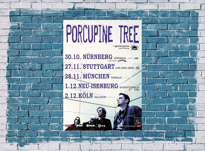 Porcupine Tree - The Incident, Tour 2009 » Konzertplakat/Premium Poster | Live Konzert Veranstaltung