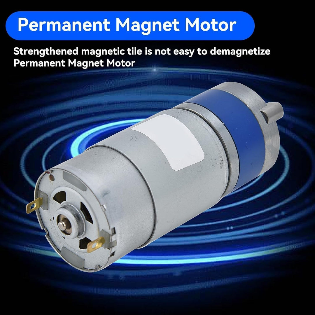 DC 12V Planetengetriebemotor, D-Wellenmotor Planetengetriebemotor Drehzahlreduzierung Planetenkohleb