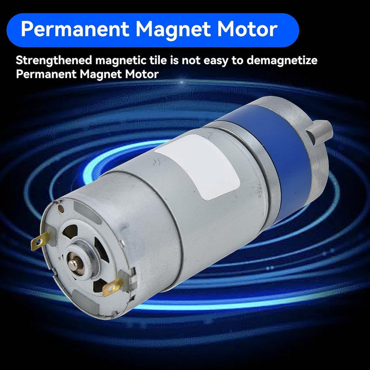 DC 12V Planetengetriebemotor, D-Wellenmotor Planetengetriebemotor Drehzahlreduzierung Planetenkohleb