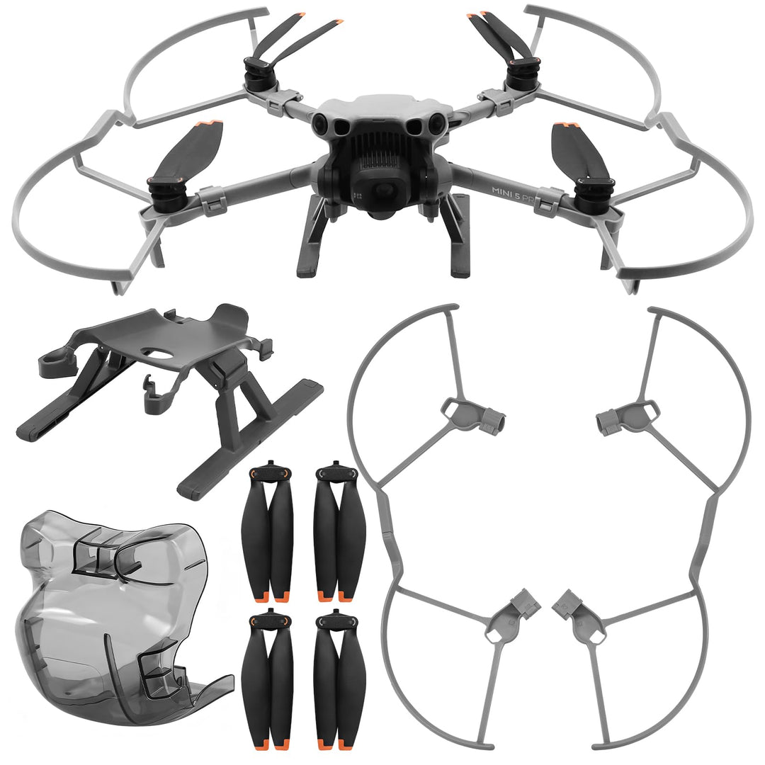 Mini 5 Pro Propellers Schutz – mit Propellerschutz Landegestell Beinen Gimbal Schutzabdeckung Kamera