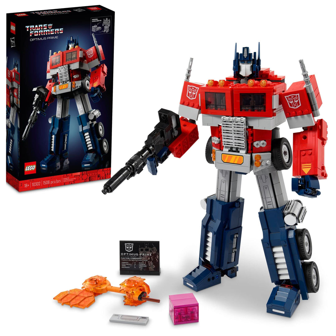 LEGO Optimus Prime 10302 Bauset für Erwachsene; Bauen Sie ein Sammlerstückmodell einer Transformers
