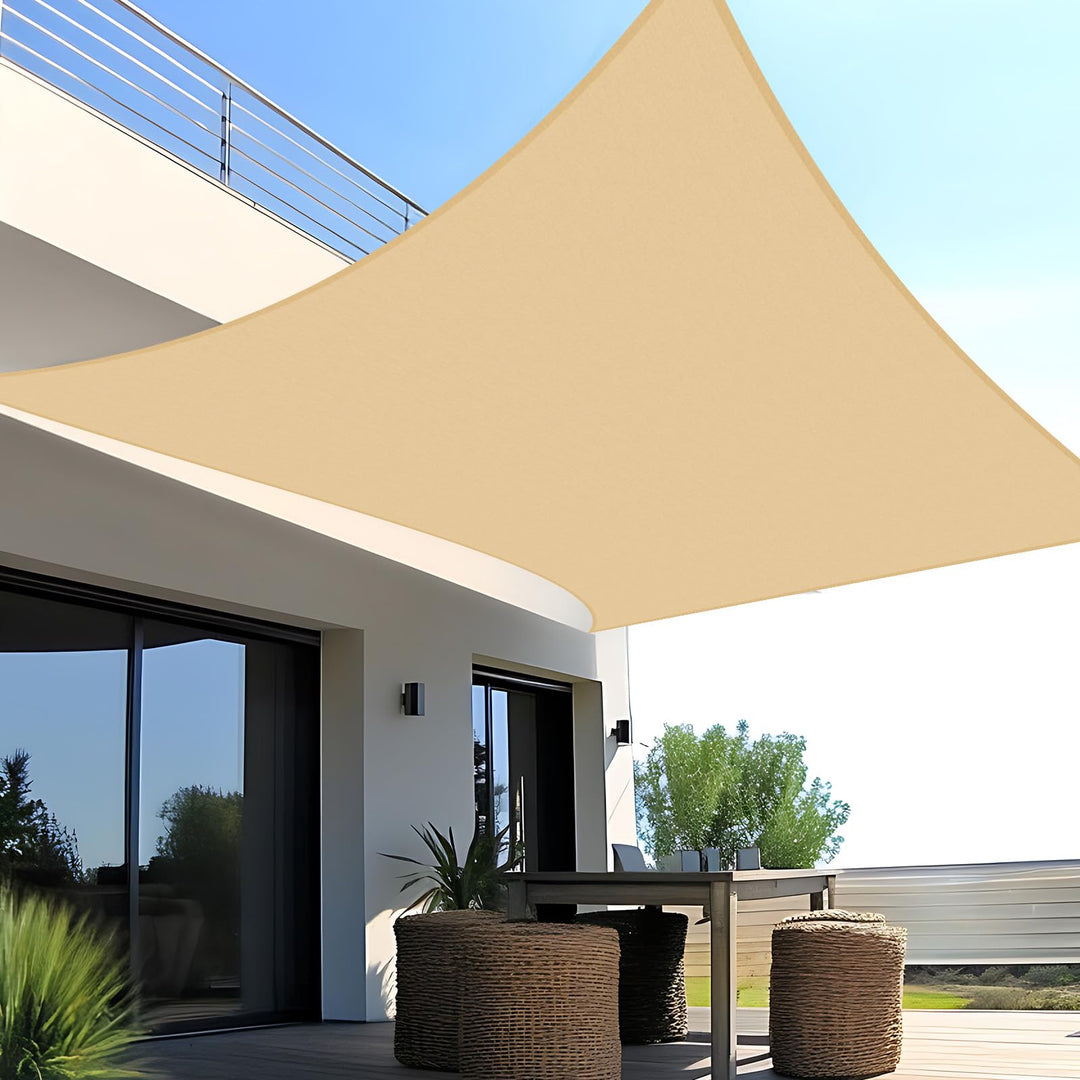SUNNY GUARD Sonnensegel Rechteckig 2x4m Wasserdicht Sonnenschutz Wetterschutz Segel Baldachin UV Sch