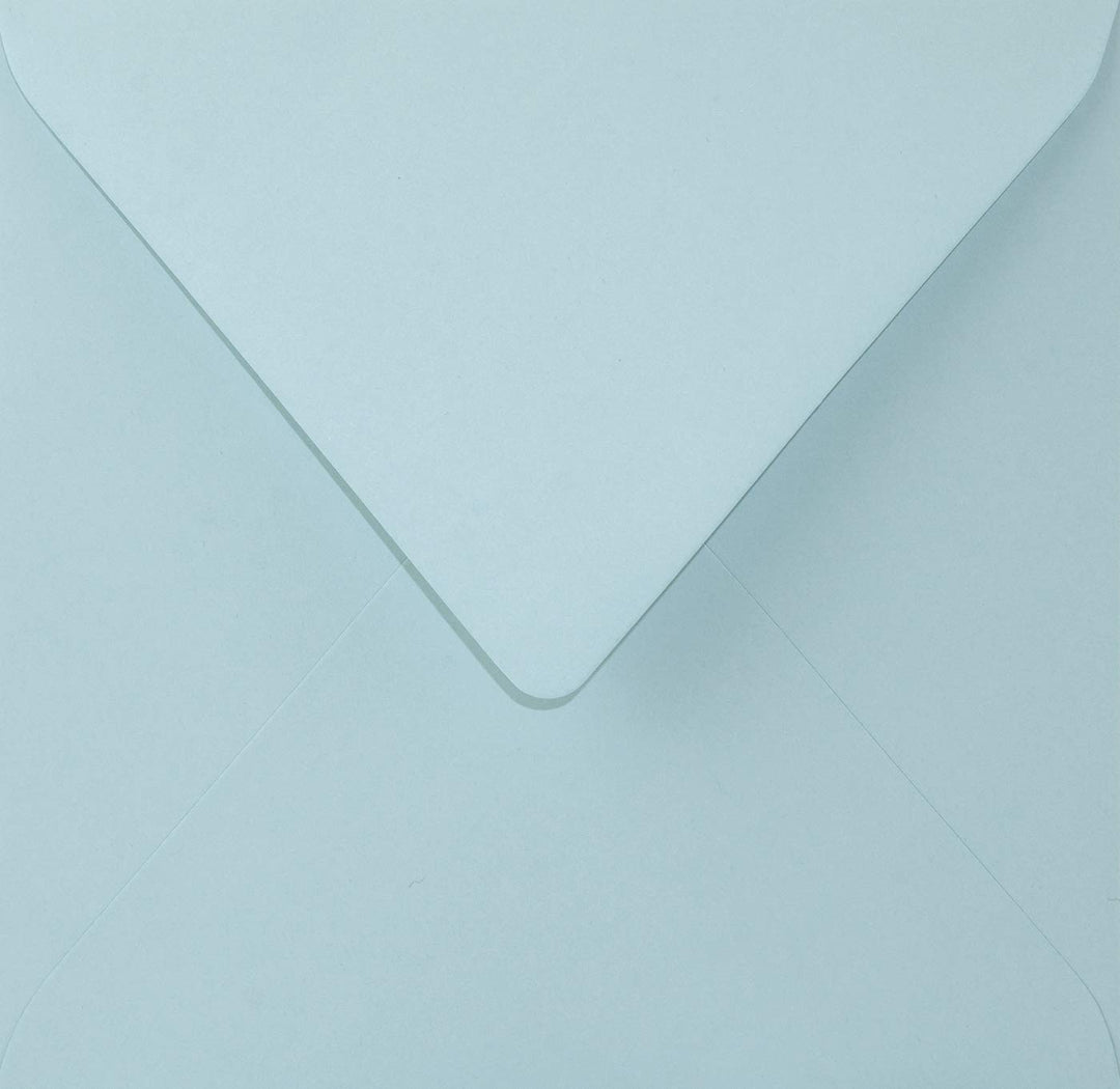 Netuno 100 Briefumschläge quadratisch Hell-Blau 153 x 153 mm 115g Sirio Color Celeste Umschläge schö
