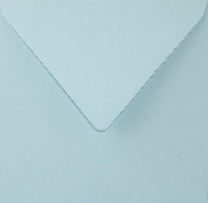 Netuno 100 Briefumschläge quadratisch Hell-Blau 153 x 153 mm 115g Sirio Color Celeste Umschläge schö