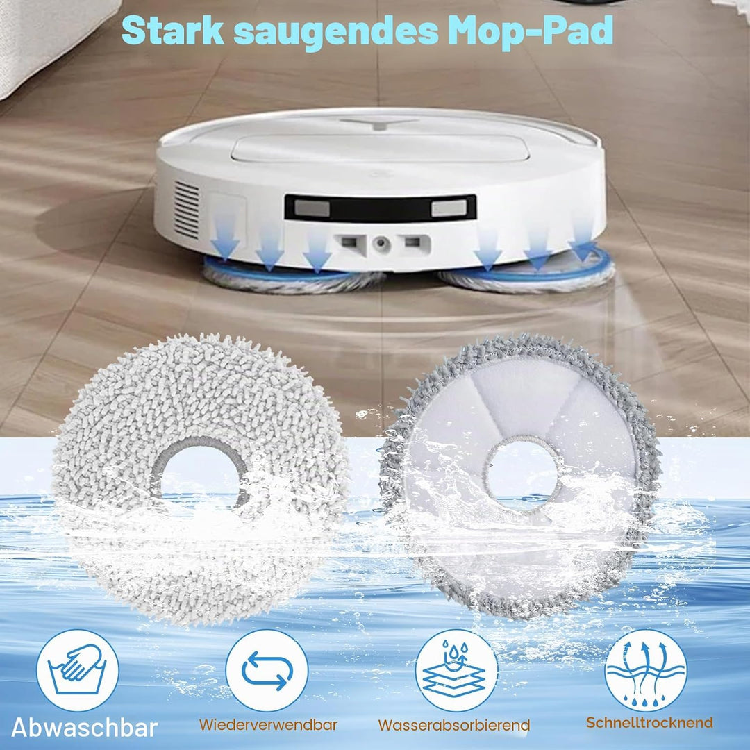 Ersatzteile für Ecovacs Deebot T50 Pro Omni/T50 Pro/T50 Omni Roboterstaubsauger-Zubehörset: 1 Hauptb