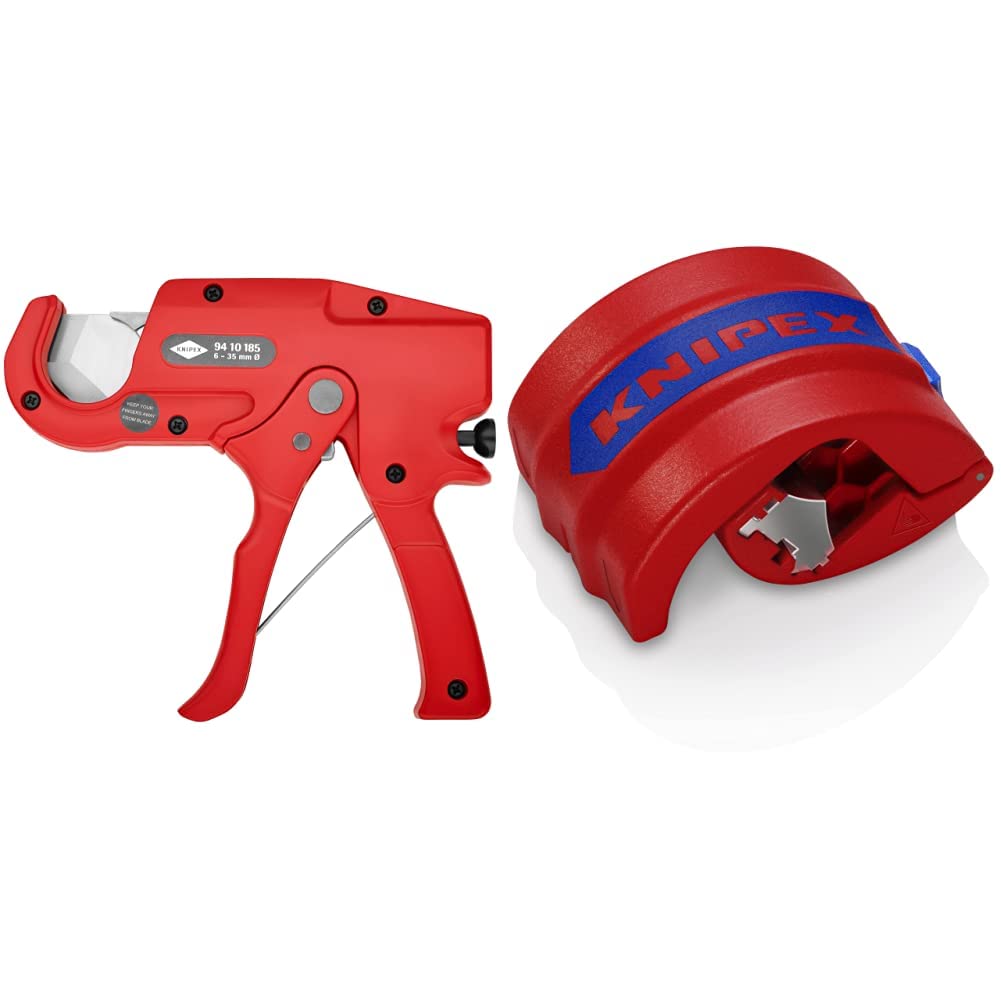 Knipex Rohrschneider für Kunststoffrohre (Elektroinstallation) 185 mm 94 10 185 &amp; BiX® Schneider für