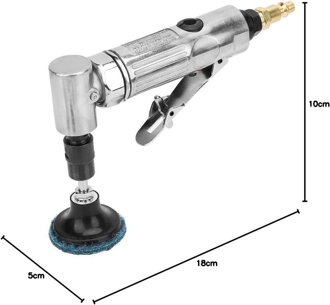 Pneumatischer 1/4 '' Druckluft-Druckluft-Druckluft-Schleifer, Industriequalität 90 Grad, mit 2-Zoll-