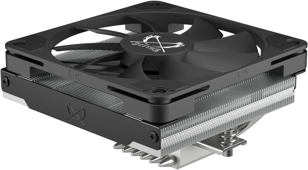SCYTHE Big Shuriken 4 CPU-Kühler mit niedrigem Profil, 11,9 x 12,2 x 6,6 cm, 12 V, 200 W, 31,78 dB,