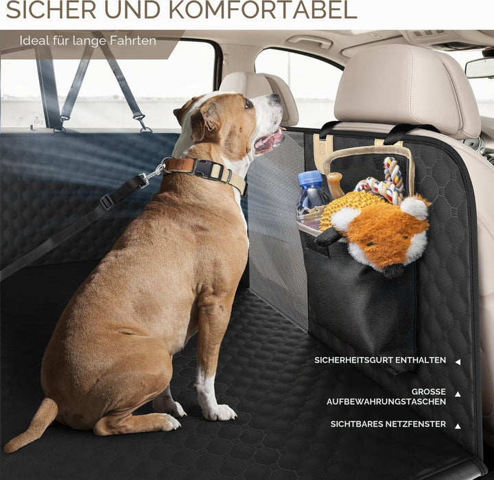 Hunde-Autositzbezug mit Verlängerung für aggressives Kauen, 600D strapazierfähiger Hundesitzbezug fü