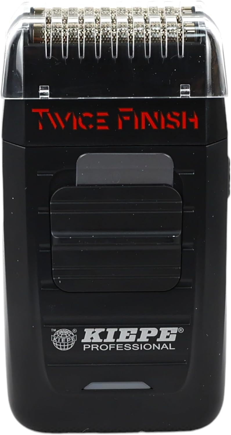 Twice Finish - Kiepe Italia Elektrischer Rasierer, Schwarz