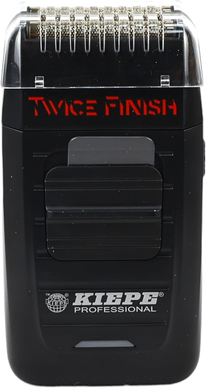 Twice Finish - Kiepe Italia Elektrischer Rasierer, Schwarz