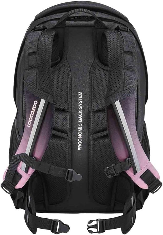 Coocazoo Every Schulrucksack Set 2tlg. inkl. Schlamperbox (Rose Shadows), Rose Shadows