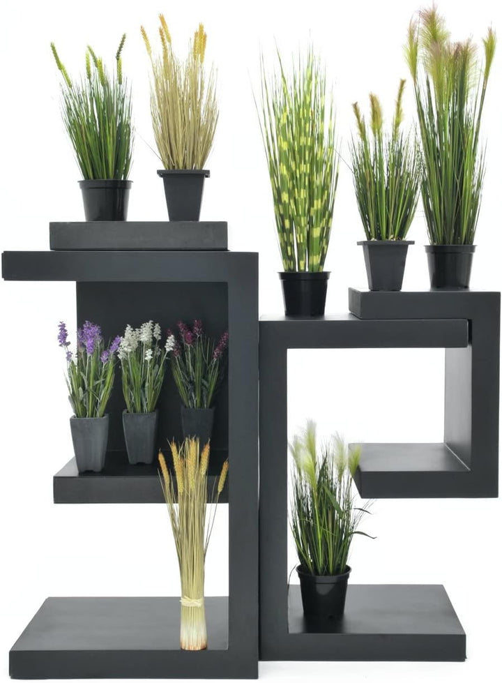 artplants.de Künstliches Zebragras Zavian, grün-gelb, 90cm - Zebragras künstlich