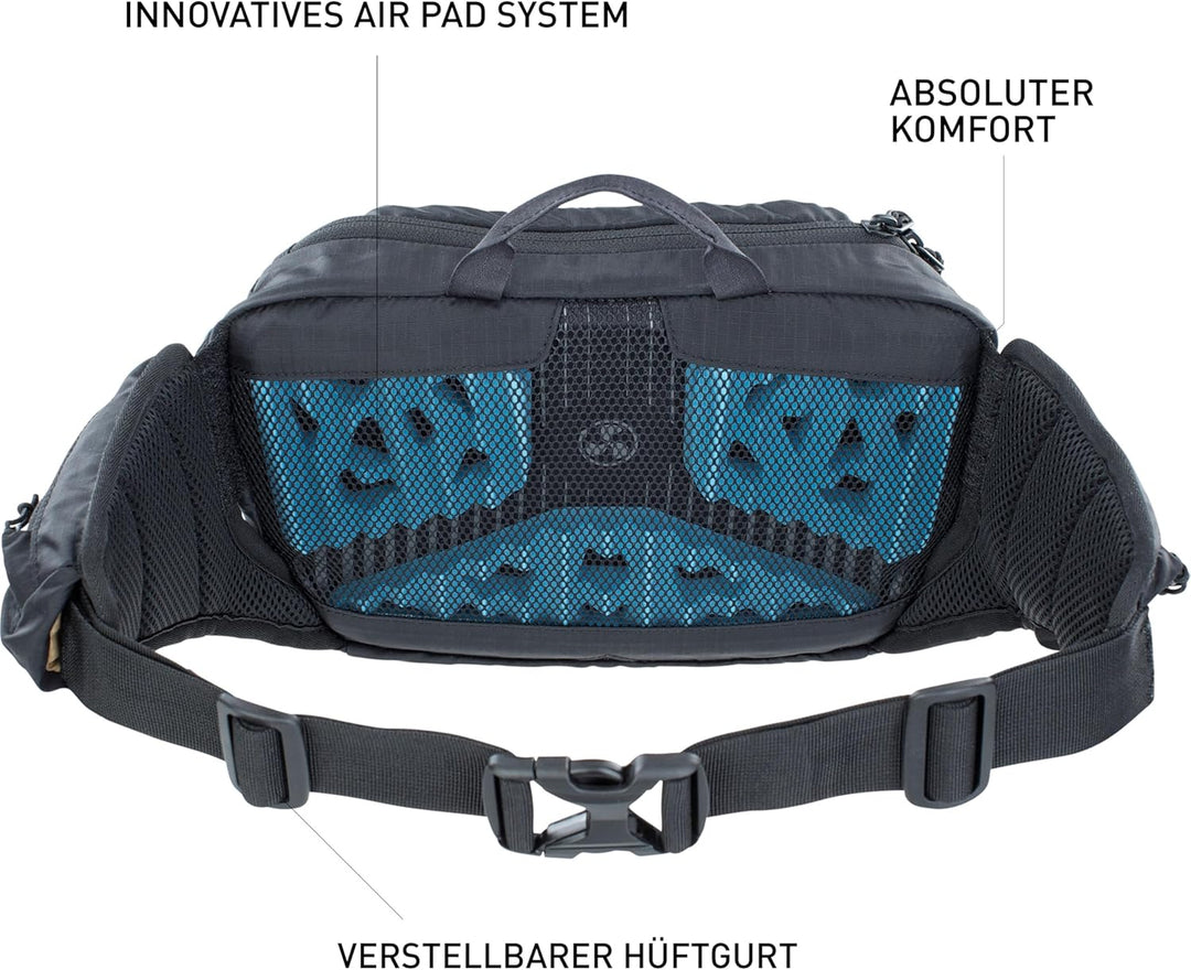 EVOC HIP Pack 3 und HIP Pack PRO 3 Hüfttasche Bauchtasche für Bike-Touren & Trails (3L Fassungsvermö