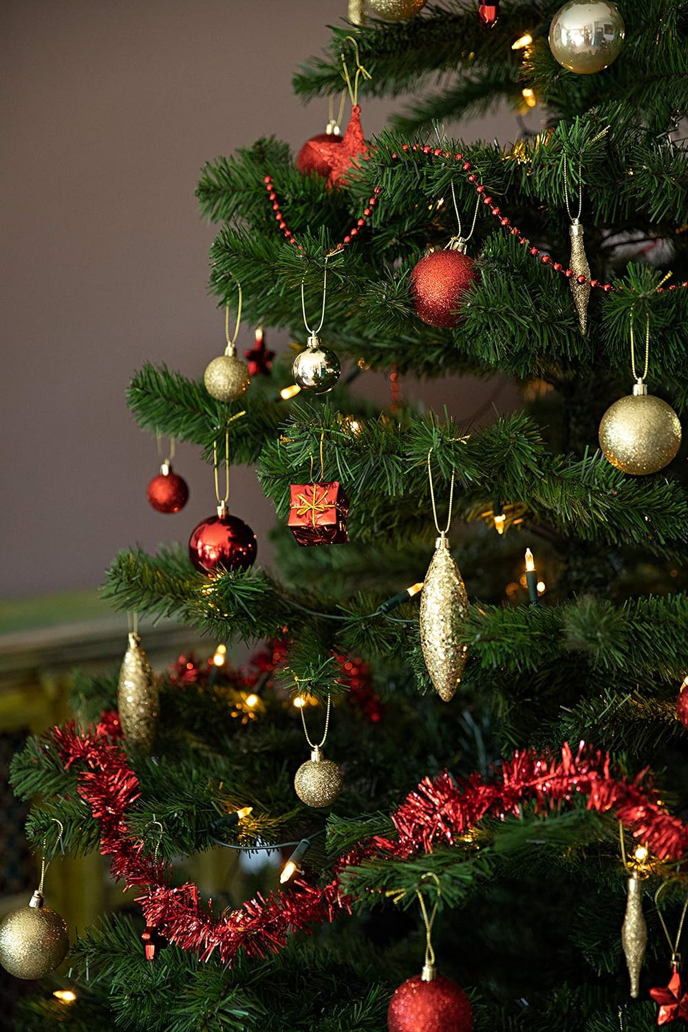 Heitmann Deco - Künstlicher Weihnachtsbaum - zum Zusammenstecken - 210cm - mit Metallfuss - Grün - T