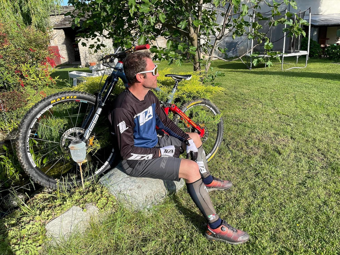 TLA Stop Shot Enduro MTB Schienbeinschoner - MTB Schienbeinschoner Protektoren SAS-Tec CE Zertifizie