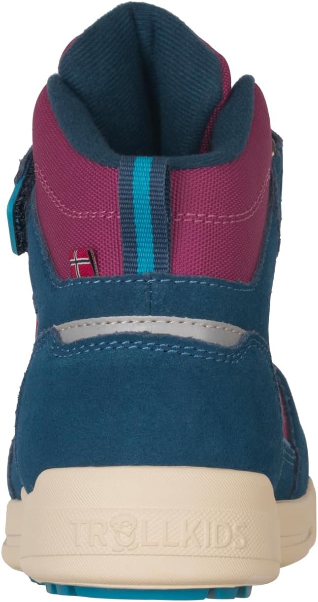 Trollkids Kids Gryllefjord Mid Cut 28 EU Bright Berry, 28 EU Bright Berry