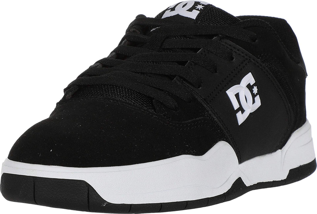 DC Herren Central Casual Low Top Skate Shoe SneakerSkate-Schuh 38 EU Black White, 38 EU Black White