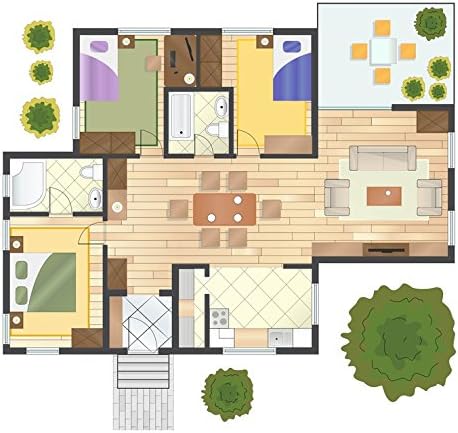 Sweet Home 3D Wohnungsplaner - mit zusätzlichen 1.100 3D Modelle und gedrucktem Handbuch, ideal für