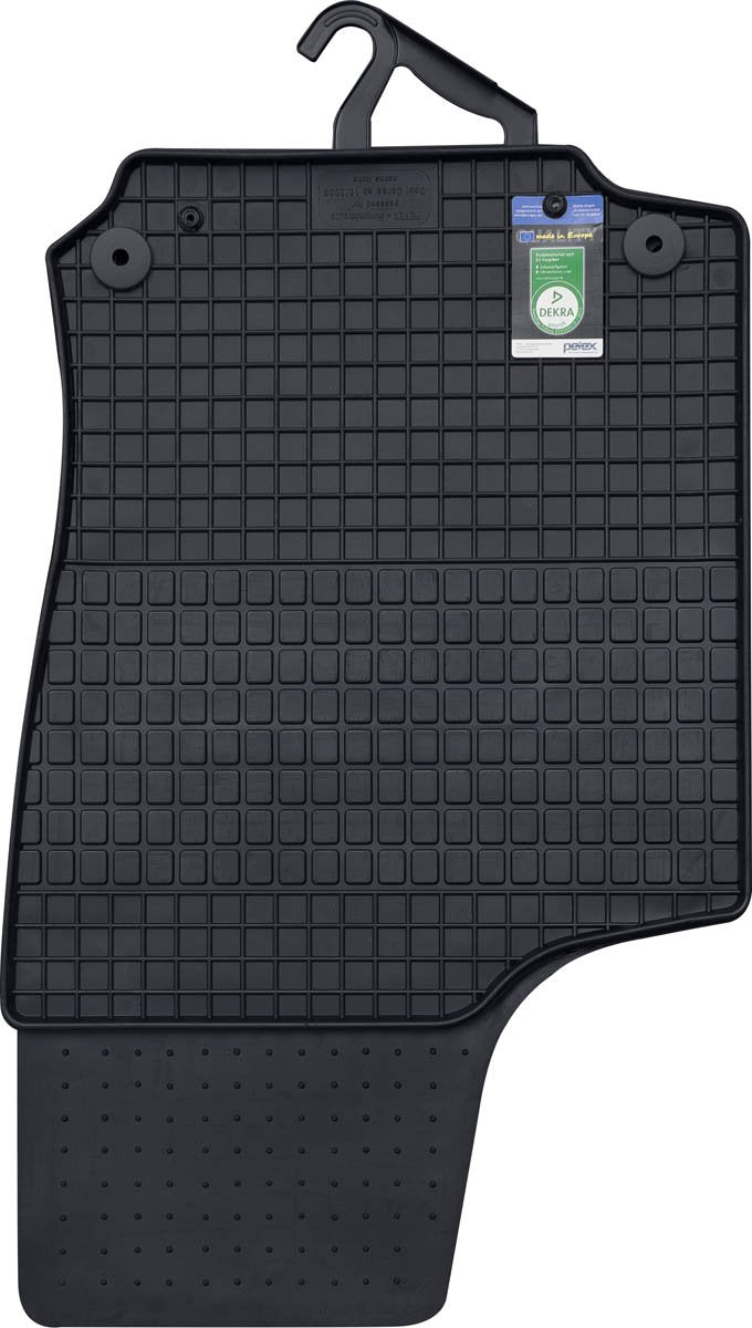 PETEX Gummimatten passend für Corsa C ab 2000-09/2006 Fussmatten schwarz 4-teilig