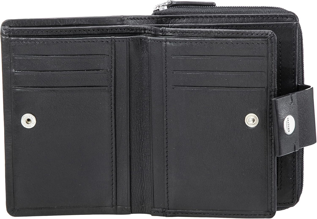 Maitre - Leder Geldbörse mit RFID Schutz, Münzfach & Scheinfach für Damen & Herren - Portemonnaie mi