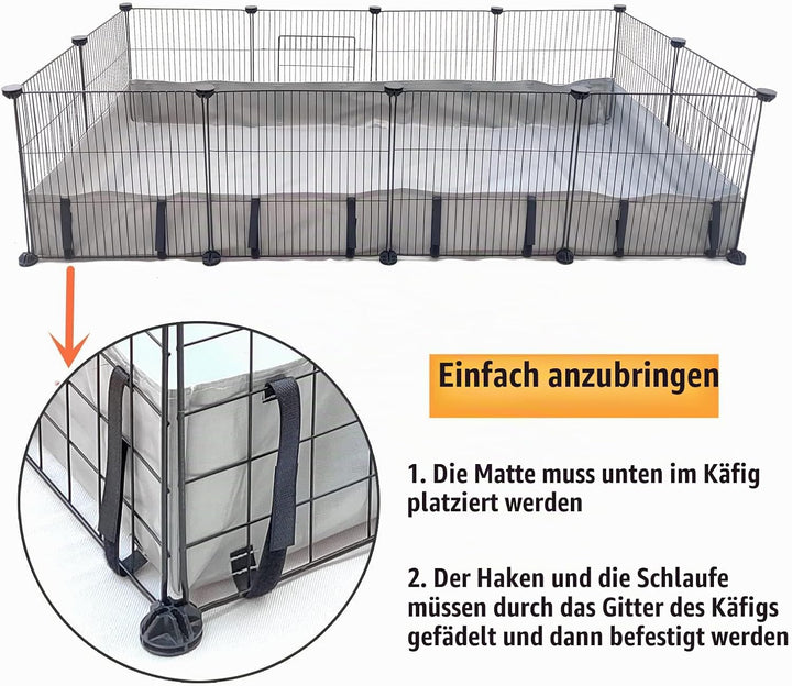 bangminda Wasserdicht Oxford-Stoff Lebensraum für Meerschweinchen Haustierkäfig(Käfig Nicht enthalte