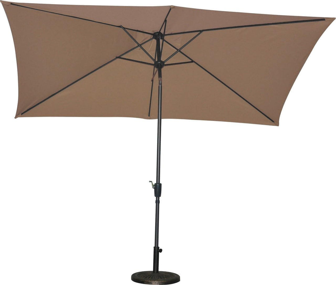 Trend Line Alu Marktschirm Lagos mocca 200 x 300 cm Sonnenschirm Gartenschirm