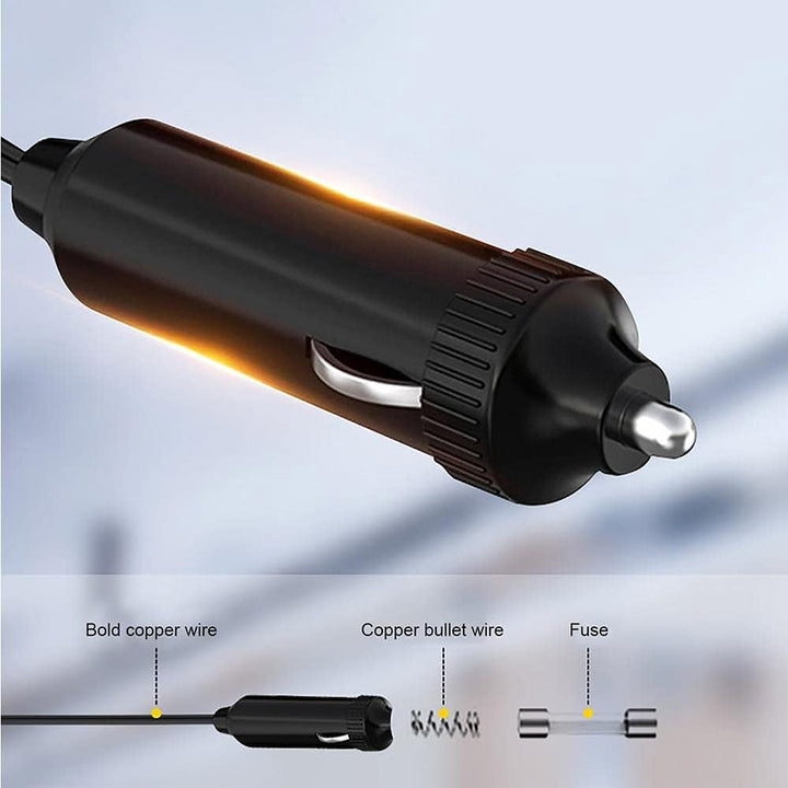 Auto Auftauheizung, Riloer Auto warm 180W Stecker 12V Mini Tragbar 2 in 1 Funktion Zigarettenanzünde