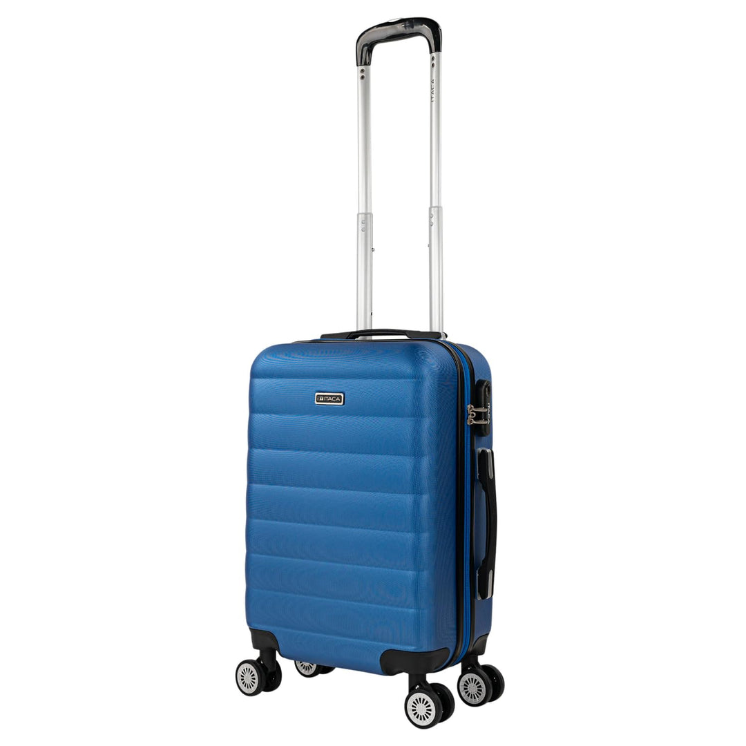 ITACA - Trolley Handgepäck Cabin Trolley Koffer Reisekoffer Hartschalenkoffer mit Zahlenschloss - Ka