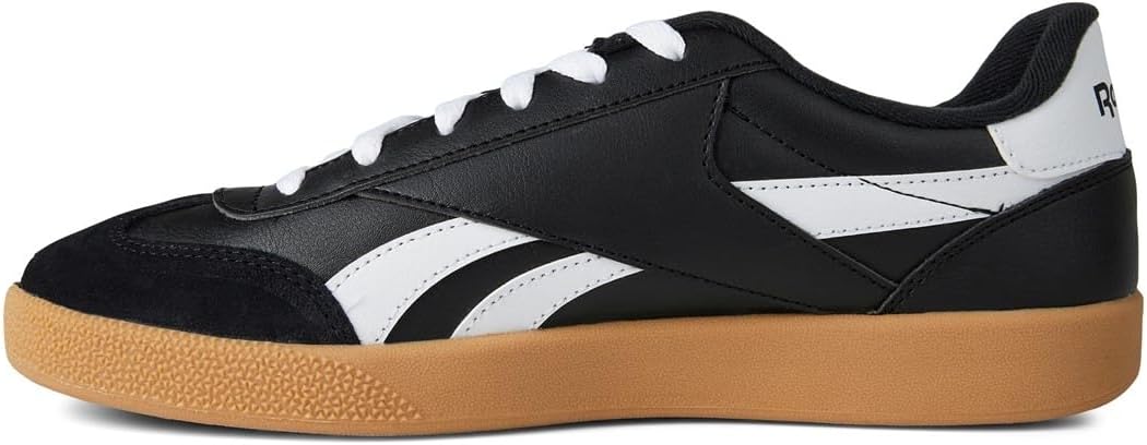 Reebok Unisex Smash Edge STennisschuhe 34/35 EU Black White Gum, 34/35 EU Black White Gum