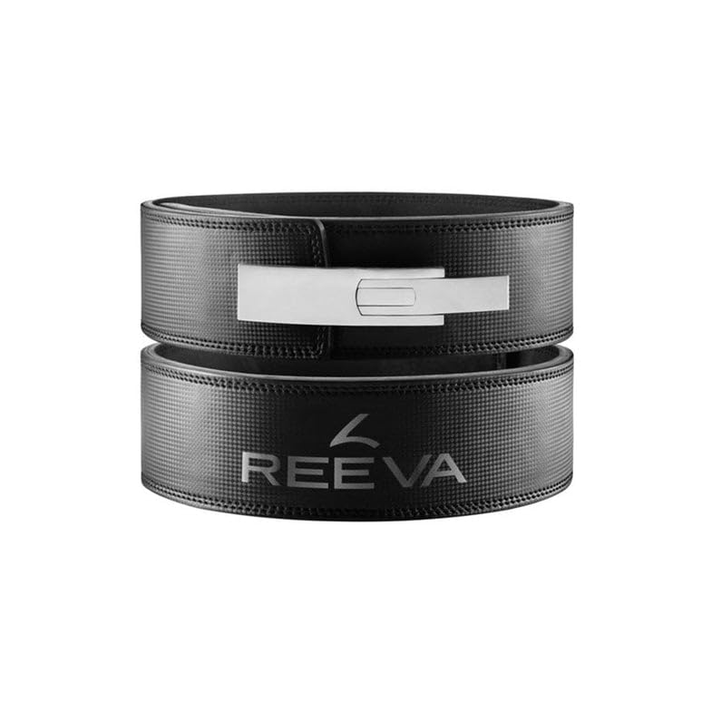 Reeva Karbonleder-Hebegürtel mit Edelstahlschnalle (13MM)