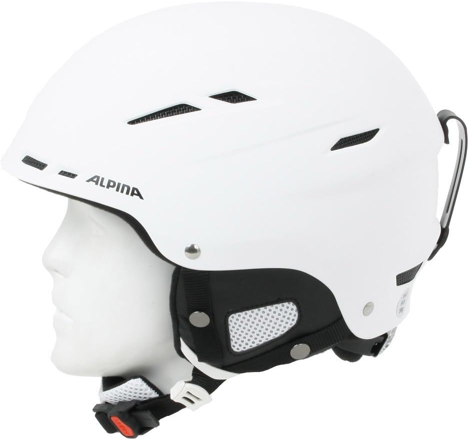 Alpina Unisex – Erwachsene Biom Skihelm 54-58 cm White Matt, 54-58 cm White Matt