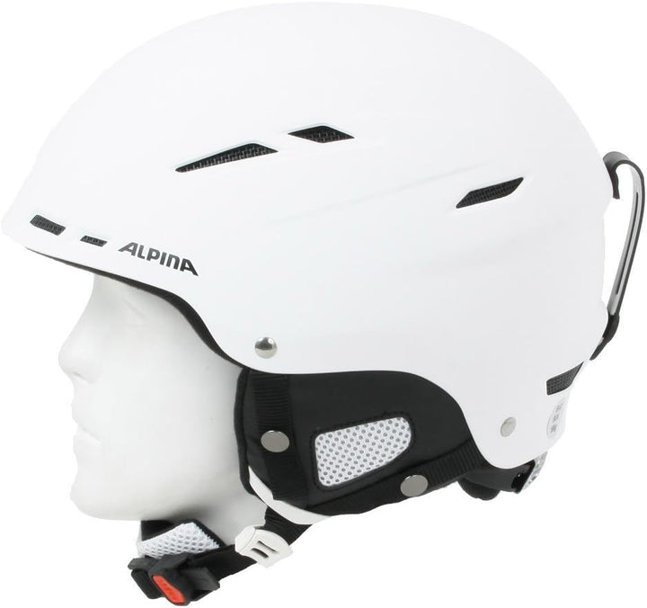 Alpina Unisex – Erwachsene Biom Skihelm 54-58 cm White Matt, 54-58 cm White Matt