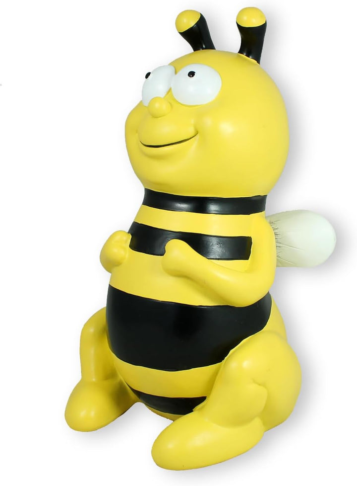 colourliving Gartenstecker Biene gross Bienen Deko Figuren Gartenfigur Bienen Dekoration handbemalt