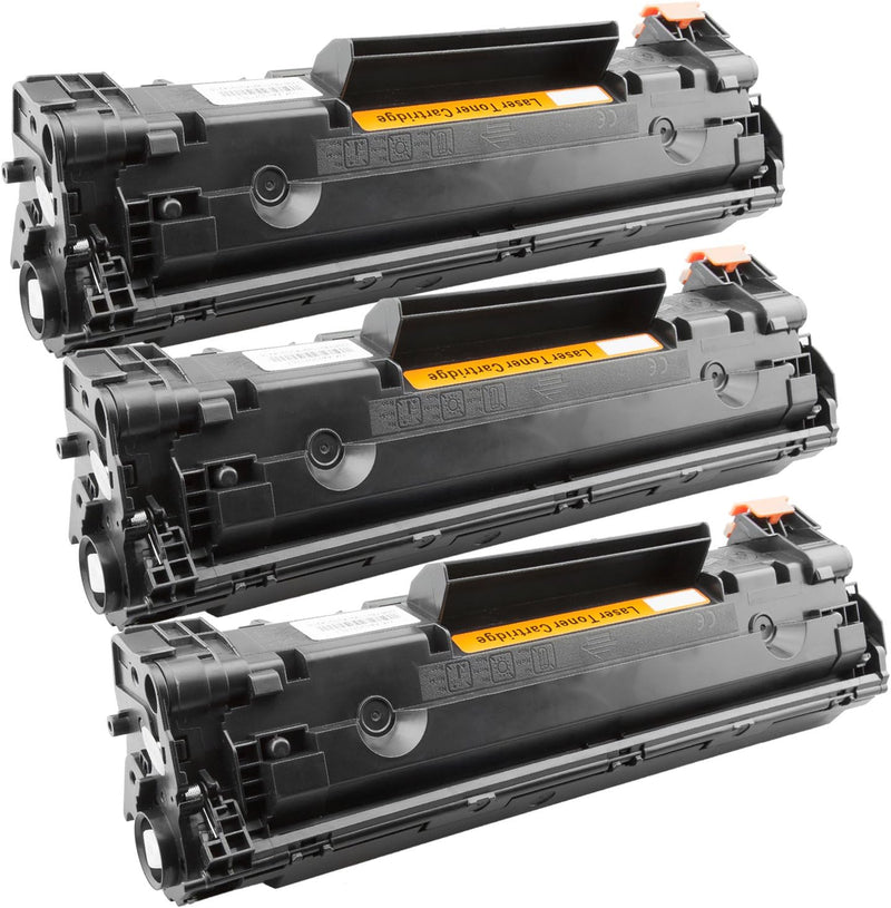 Tito-Express 3X Laser-Toner XXL Schwarz kompatibel kompatibel mit HP CF283A MFP M 126 NW M 127 FP M