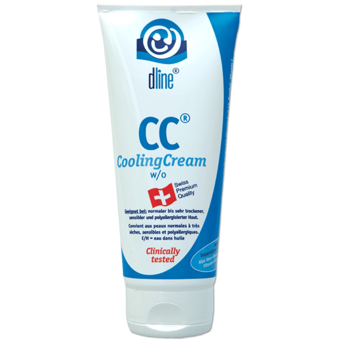 dline CC-CoolingCream | Vom Pflegeprofi für trockene, sensible Haut | 200ml Tube | Feuchtigkeitscrem