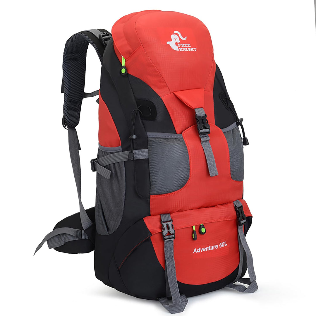 Bseash 50L Leichter wasserfester Wanderrucksack, Outdoor Sport Tagesrucksack Multifunktions Reisetas