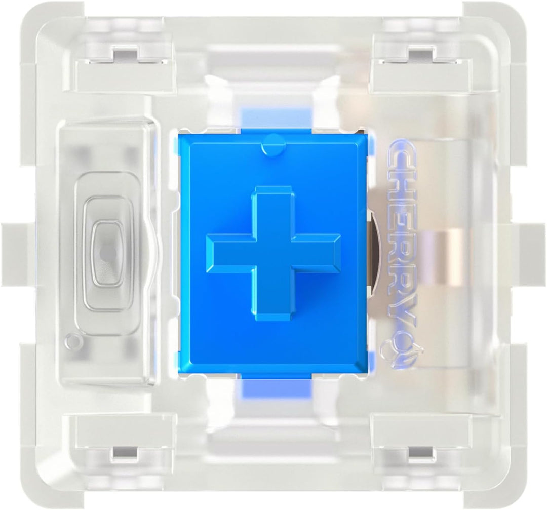 CHERRY MX RGB Blue Switch Kit, 23 Mechanische Tastatur-Schalter, für DIY, Hot Swap oder Gaming-Keybo