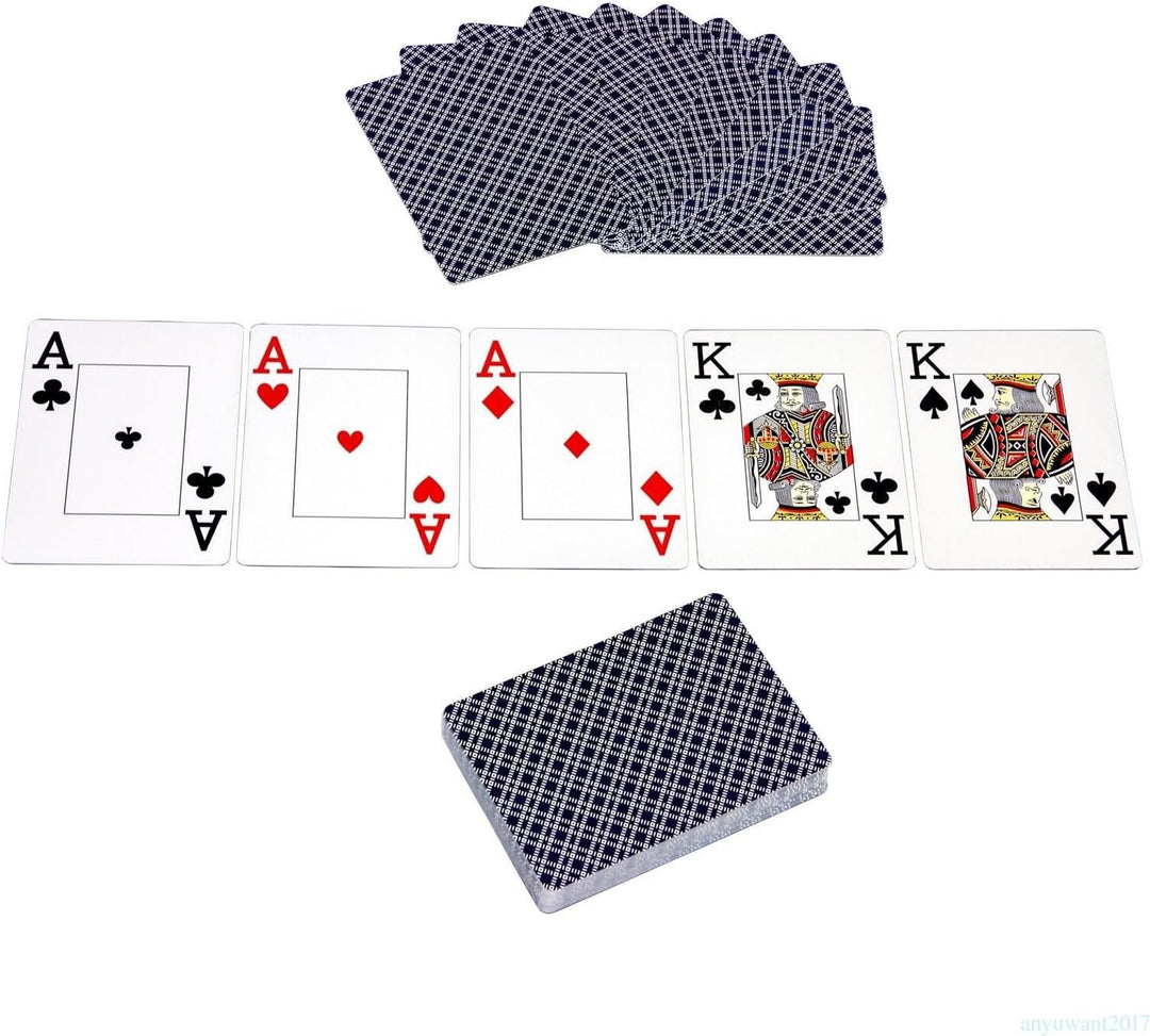 WeFun Poker Koffer Set,Pokerkoffer Pokerset 300 Laser Pokerchips Poker Komplett Set