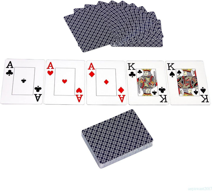 WeFun Poker Koffer Set,Pokerkoffer Pokerset 300 Laser Pokerchips Poker Komplett Set