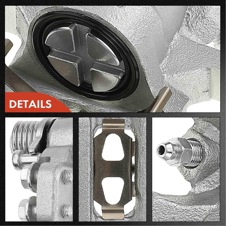 Frankberg 2x Bremssattel Bremszange Hinten Kompatibel mit Civic VII Coupe EM2 1.7L 2001-2005 Civic V