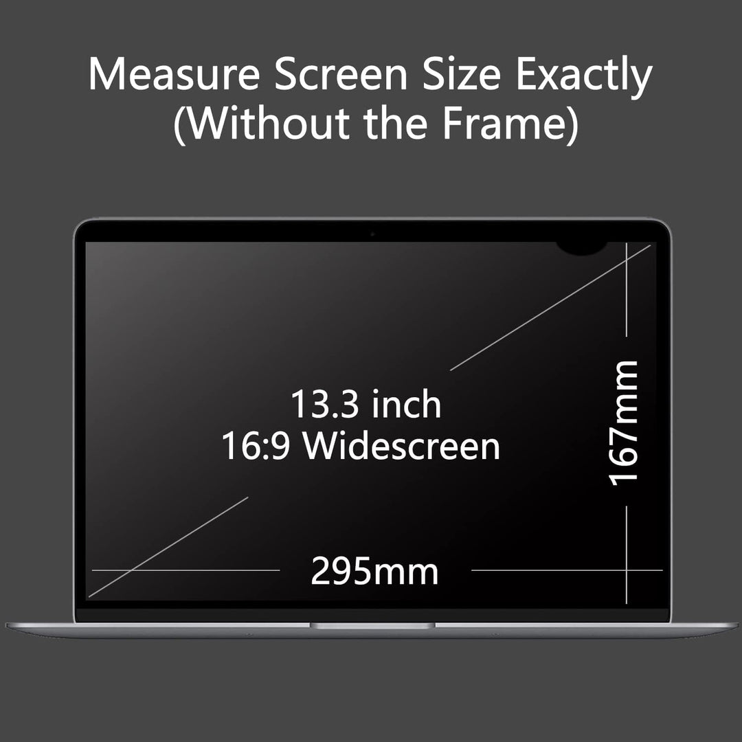 Lonkenn 13.3 Zoll Laptop Privacy Filter, Premium Blickschutzfilter, Robust und Wiederverwendbar, Pri
