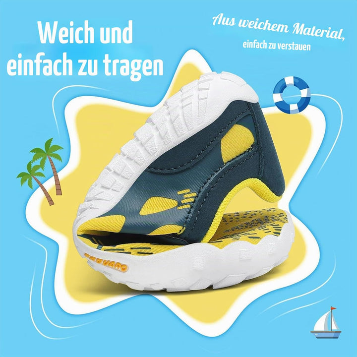 Saguaro Trailschuhe für Kinder, Mädchen, Sportschuhe, atmungsaktiv, rutschfest 24 EU Gelb, 24 EU Gel