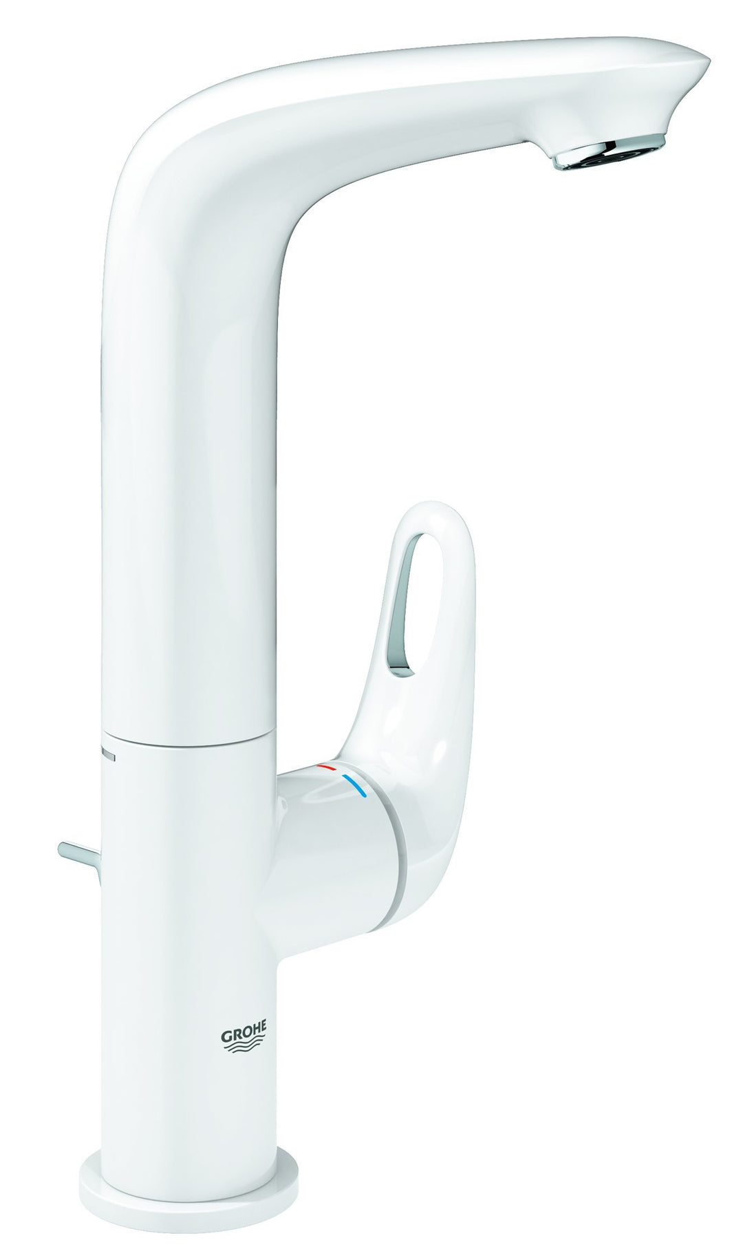 GROHE Eurostyle Einhand-Waschtischbatterie, L-Size, moon white, 23569LS3 L offener Metall-Hebelgriff