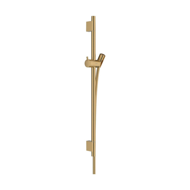 hansgrohe Duschstange Unica' S Puro 0,65m mit Brauseschlauch 1,60m, Brushed Bronze Brushed Bronze 0,